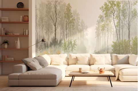 Papier peint : Forêt et...