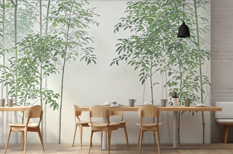 Papier peint : Forêt de...
