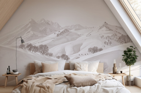 Papier peint : Collines et...