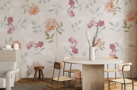 Papier peint : Fleurs...