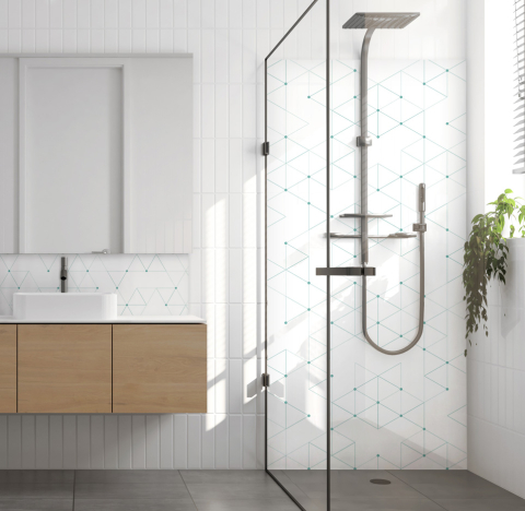 Panneau de douche : Formes...
