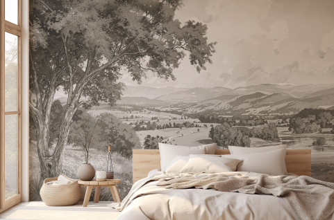 Papier peint : Paysage de...
