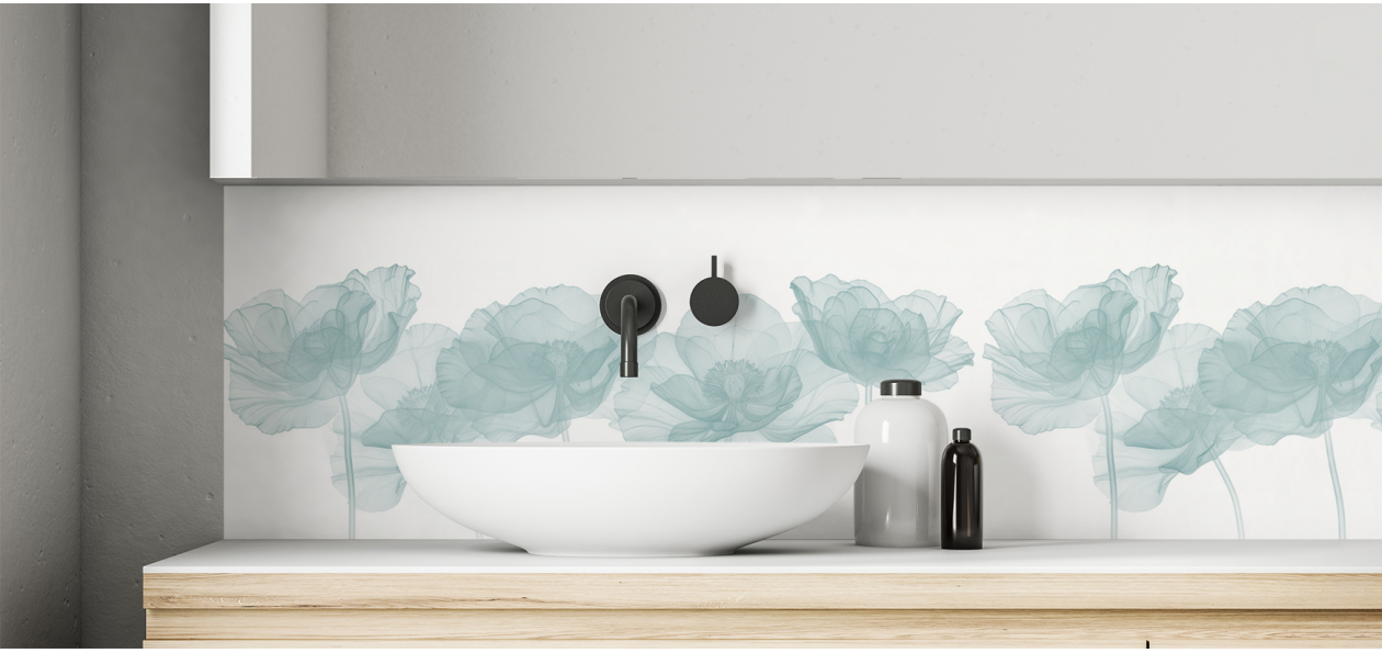 Crédence salle de bain :...