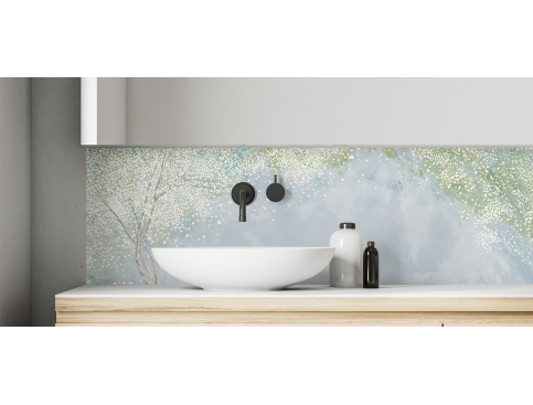 Crédence salle de bain :...