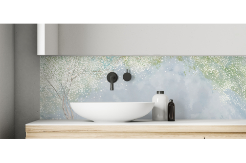Crédence salle de bain :...