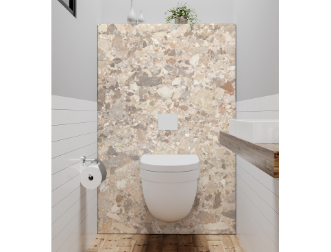 Panneau de WC : Pierres...