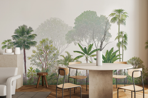 Papier peint : Jardin exotique