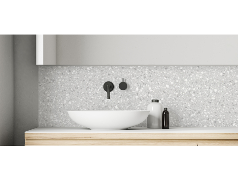 Crédence salle de bain :...