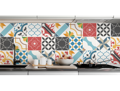 Carreaux ciment pop art