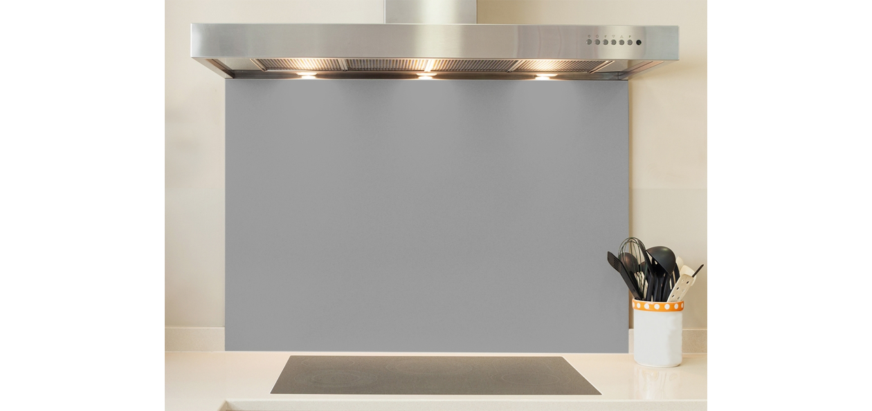 Crédence Aluminium blanc RAL 9006
