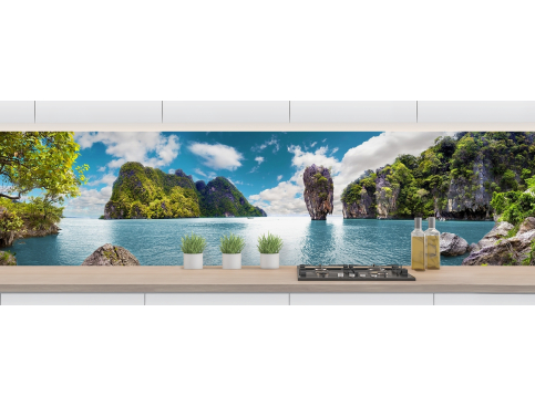 Paysage et baie halong
