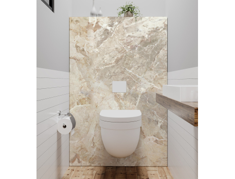 Panneau de WC : Marbre de...