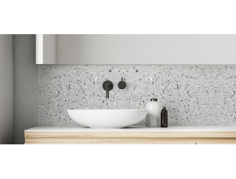 Crédence salle de bain :...