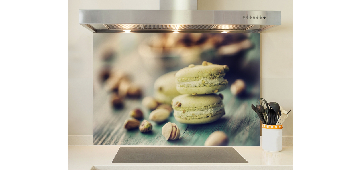 Macarons et grains de café