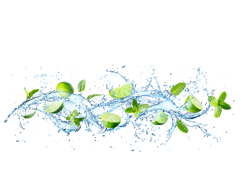 Bain de citrons et menthe
