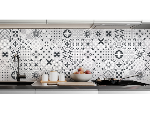 Carreaux ciment  gris 1