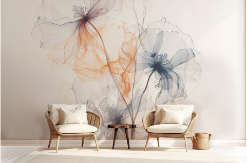 Papier peint : Fleurs...