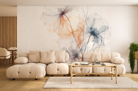 Papier peint : Fleurs...