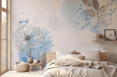 Papier peint : Fleurs...