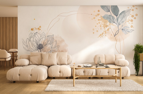 Papier peint : Fleurs...
