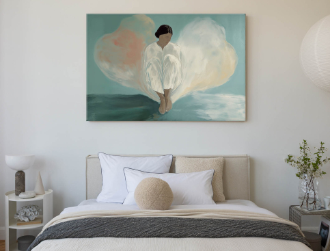 Tableau : L’ange des marées 2