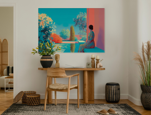 Tableau : L’attente des...