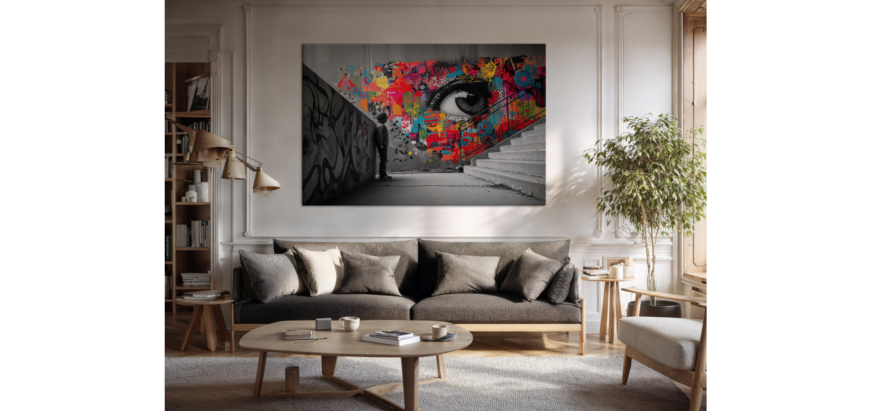 Tableau : L’œil du monde