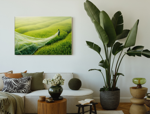 Tableau : Un voile entre...