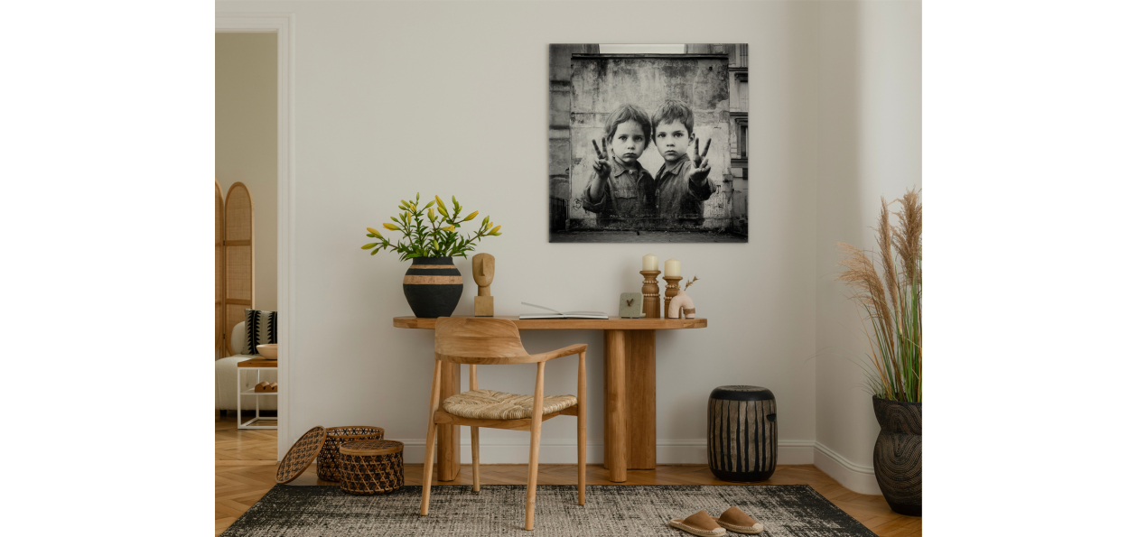 Tableau : L’enfance en deux...