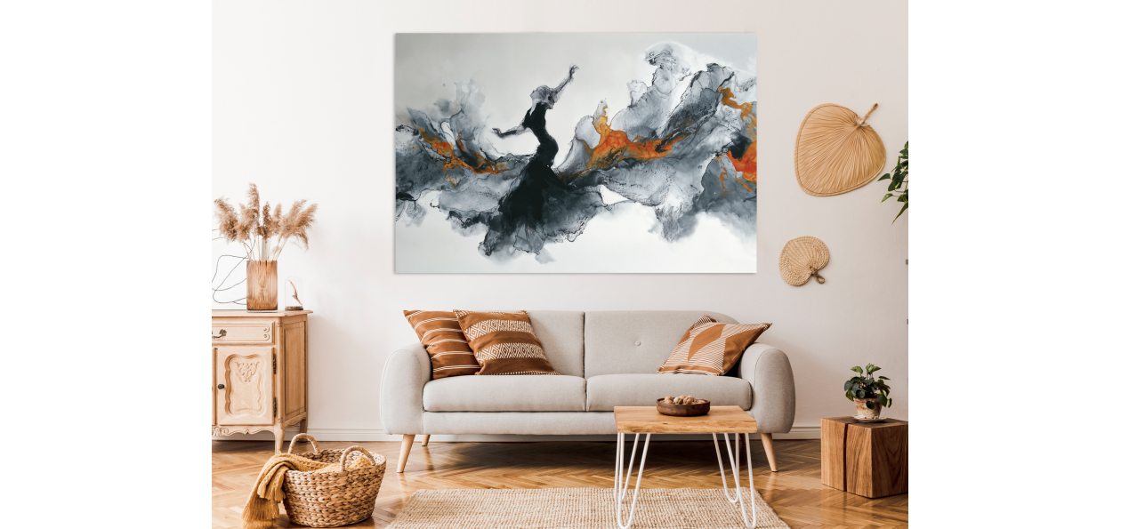 Tableau : La danse du feu...