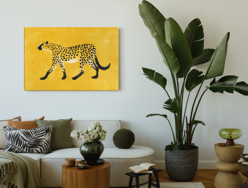 Tableau : La danse du guépard
