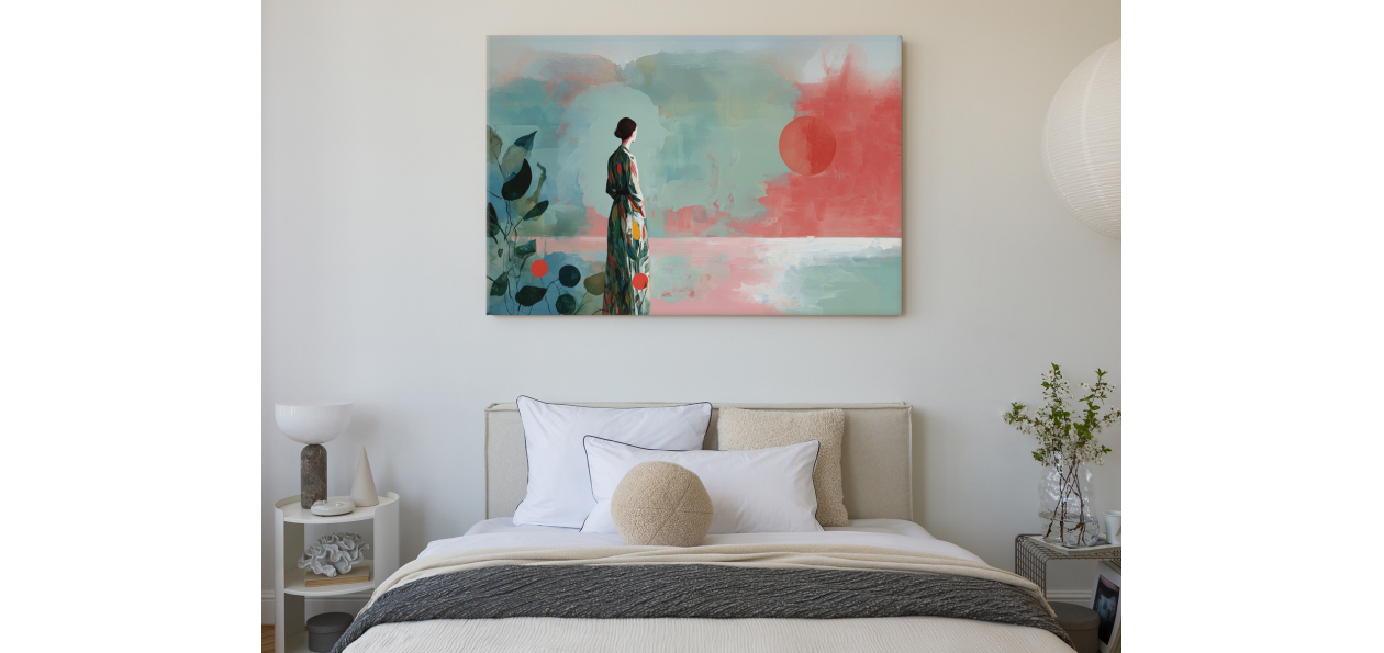 Tableau : La femme aux...