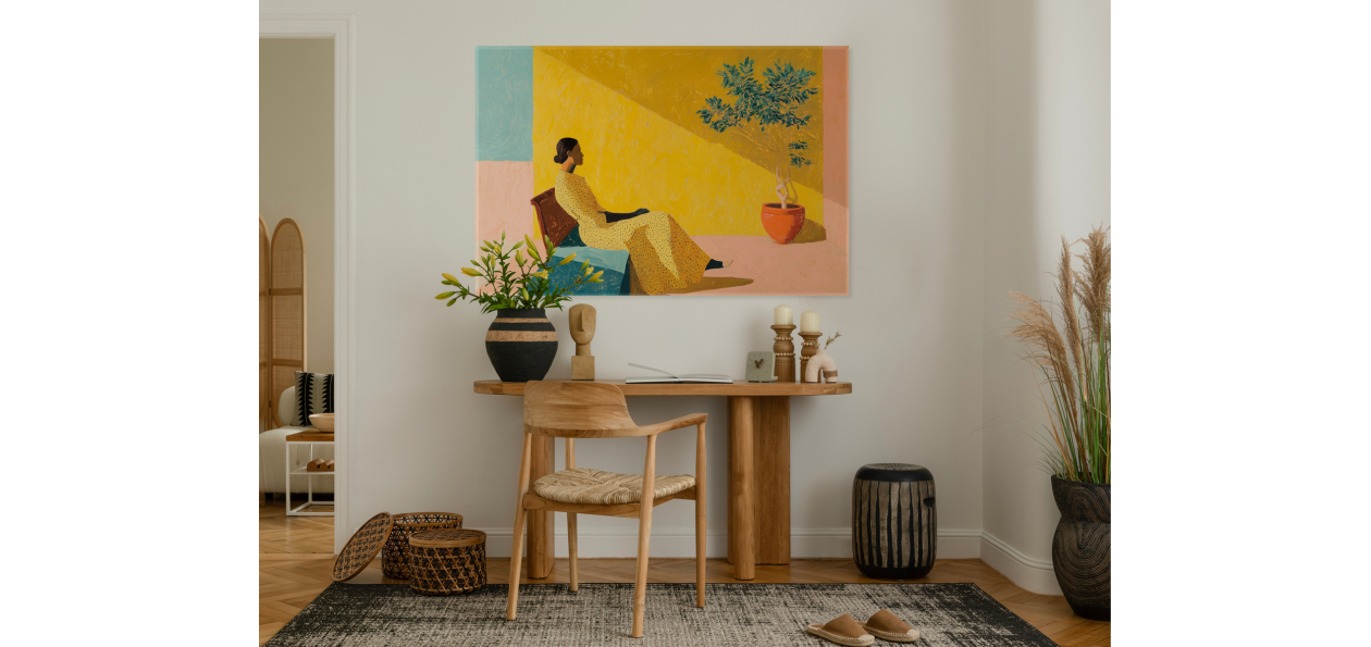 Tableau : La femme et...