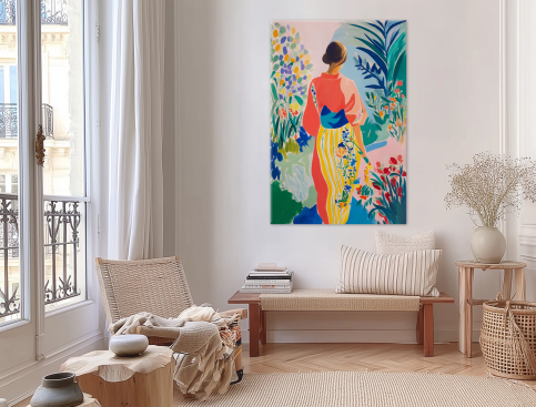 Tableau : L'âme parmi les...