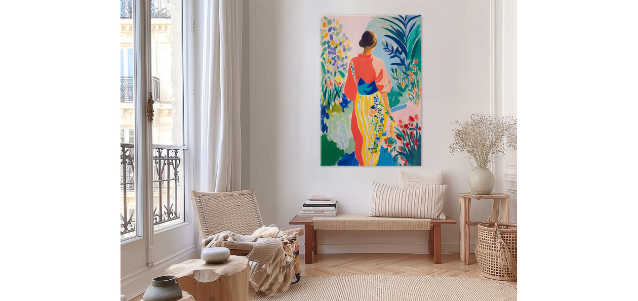 Tableau : L'âme parmi les...