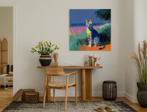 Tableau : Le Chat des Horizons