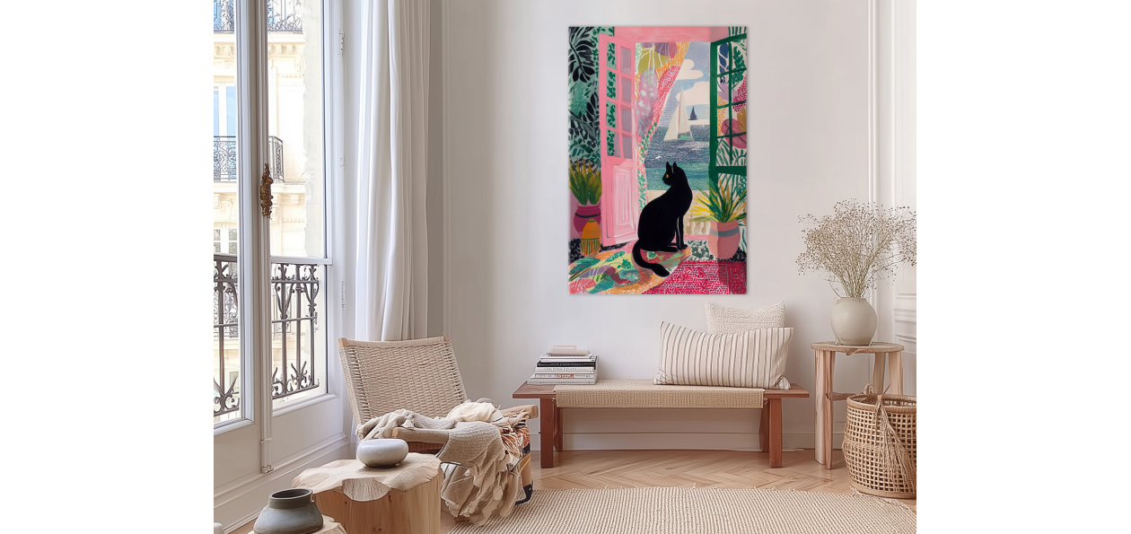 Tableau : Le chat et...