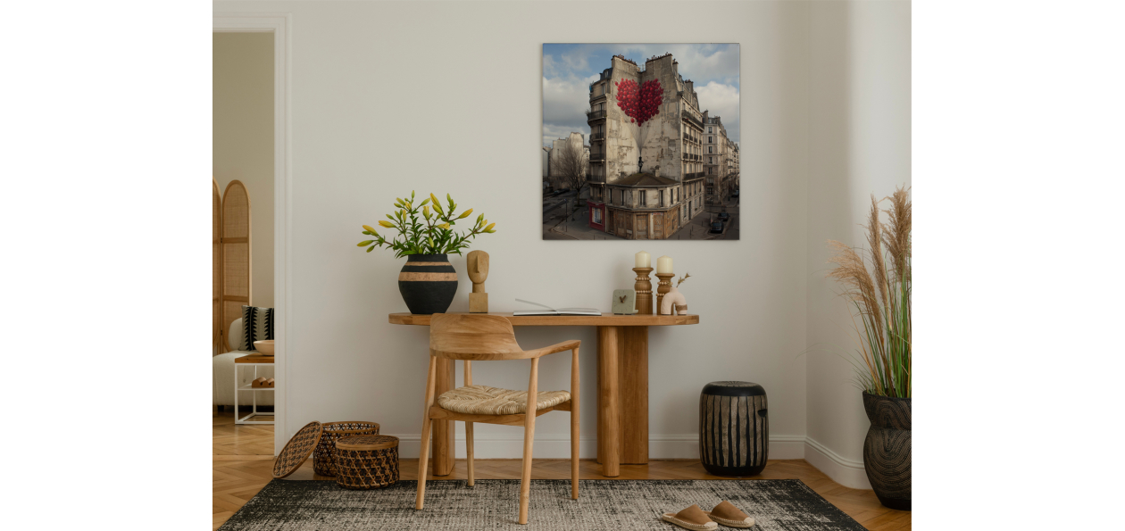 Tableau : Le cœur aux mille...