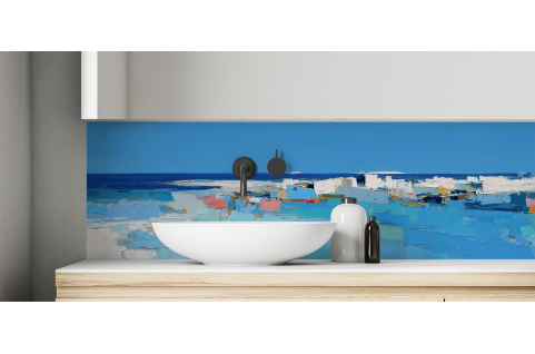 Crédence salle de bain :...