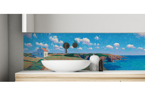Crédence salle de bain : La...