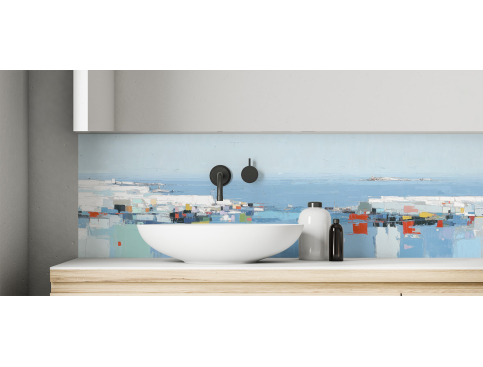 Crédence salle de bain :...
