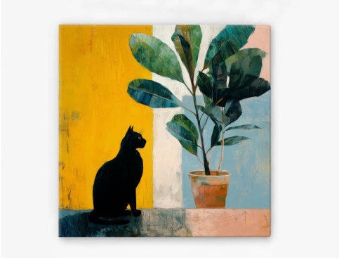 Tableau : Le Chat Qui...