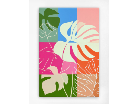 Tableau : Feuilles En Mosaïque