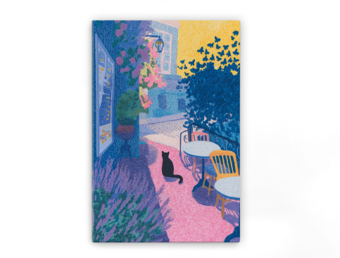 Tableau : Le Chat Du Soir...