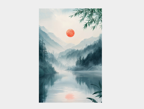 Tableau : Paysage Montagne...