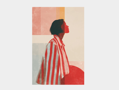 Tableau : Silhouette Éclatée 2