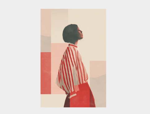 Tableau : Silhouette Éclatée 3