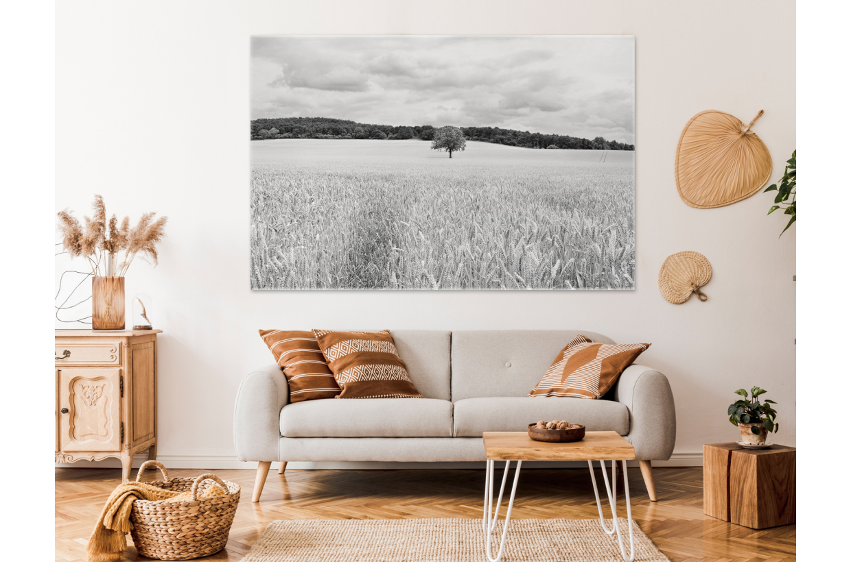 Tableau: Champ Et Arbre