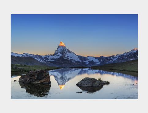 Tableau: Ciel Et Montagne...