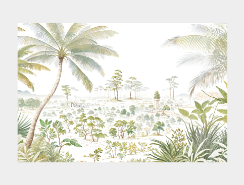 Tableau : Fresque Tropicale...